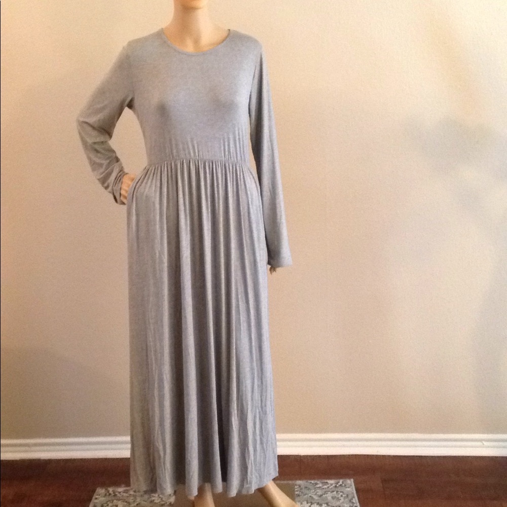 NWT Isaac Liev Elastic Waist Maxi Dress Size XL
